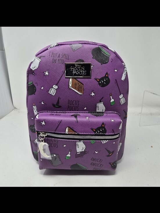 Bioworld Handbags - NWT Disney Bioworld Hocus Pocus Icons Mini Backpack Purple Black Movie
